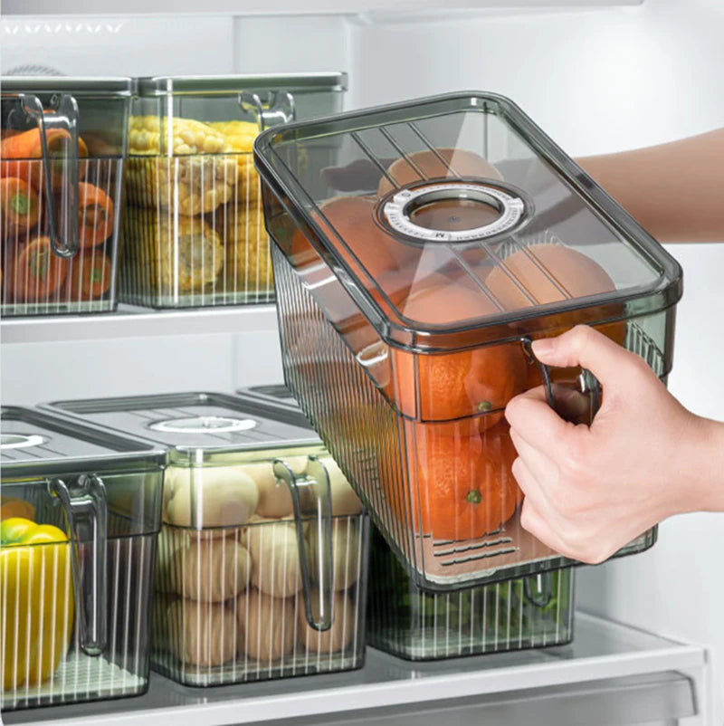 Pack 3 Boîtes de Rangement Alimentaire Hermétiques et Empilables