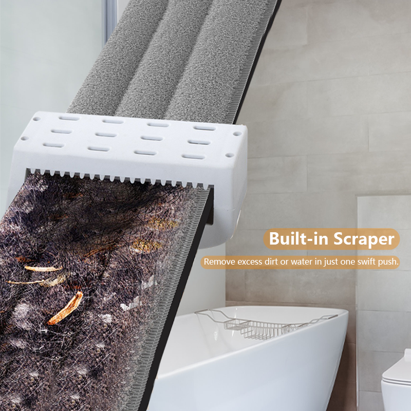 Serpillière innovante avec système auto-essorage + seau pliable