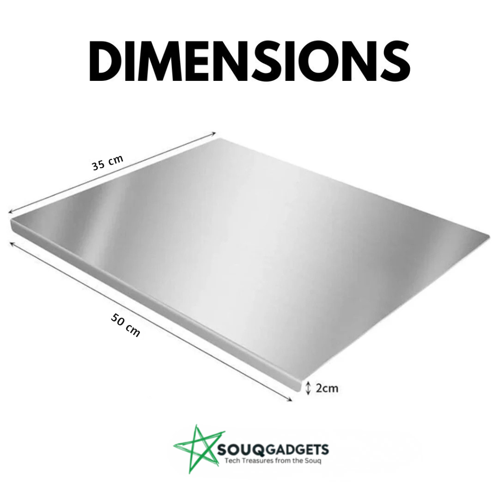 Planche de découpe INOX 50cmx35cm