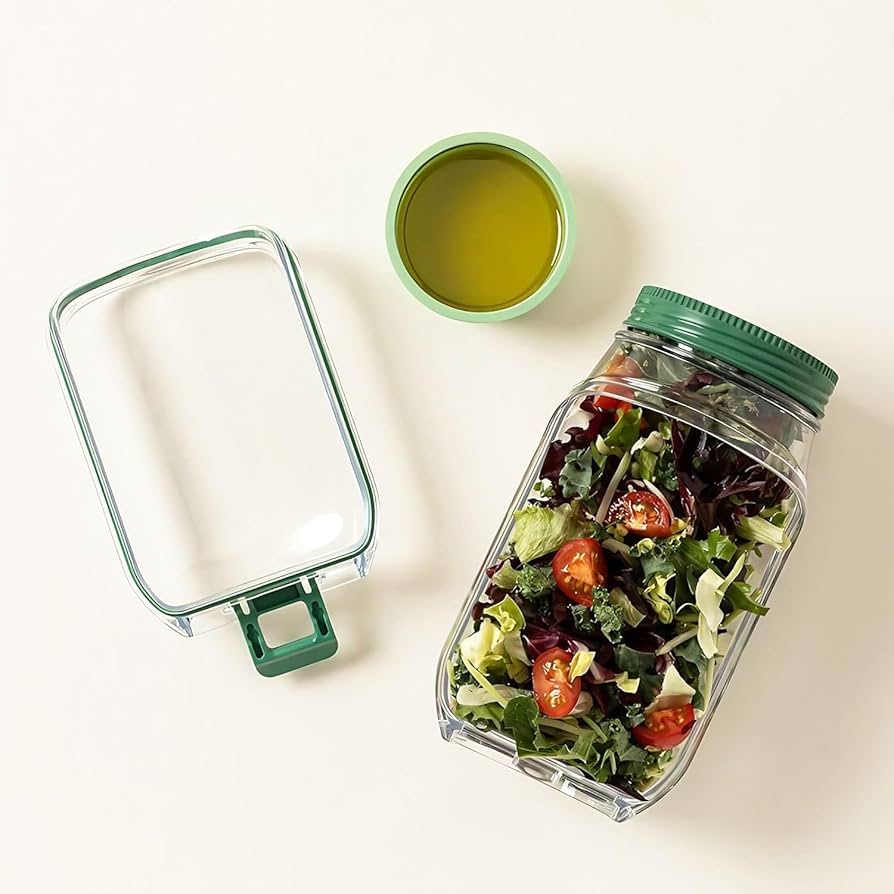 1x Bocal à salade avec ouverture latérale