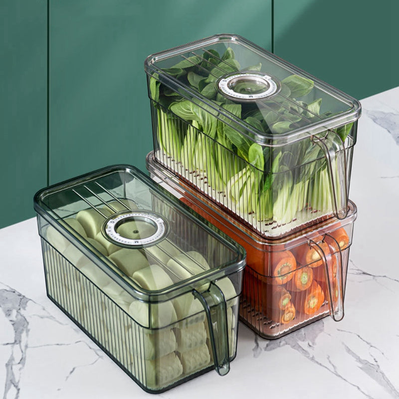 Pack 3 Boîtes de Rangement Alimentaire Hermétiques et Empilables