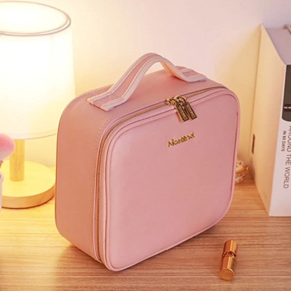 Sac organisateur de Maquillage  avec Miroir éclairé (Vide)
